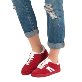 Mckeylor-Sneakers aus Wildleder rot 1