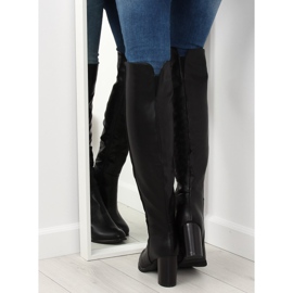 Schwarze High Heels 9206 Schwarz 1