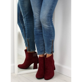 Stiefel mit hohem Absatz Z199 Burgund burgundy rot 1