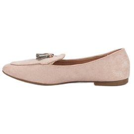 Small Swan Glitzer-Loafer rosa 1