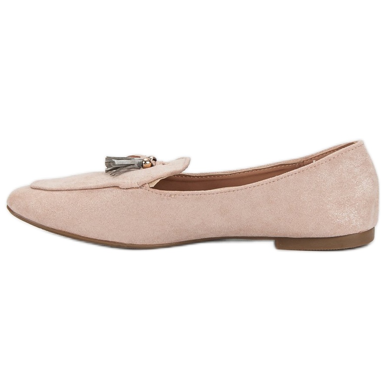 Small Swan Glitzer-Loafer rosa 1