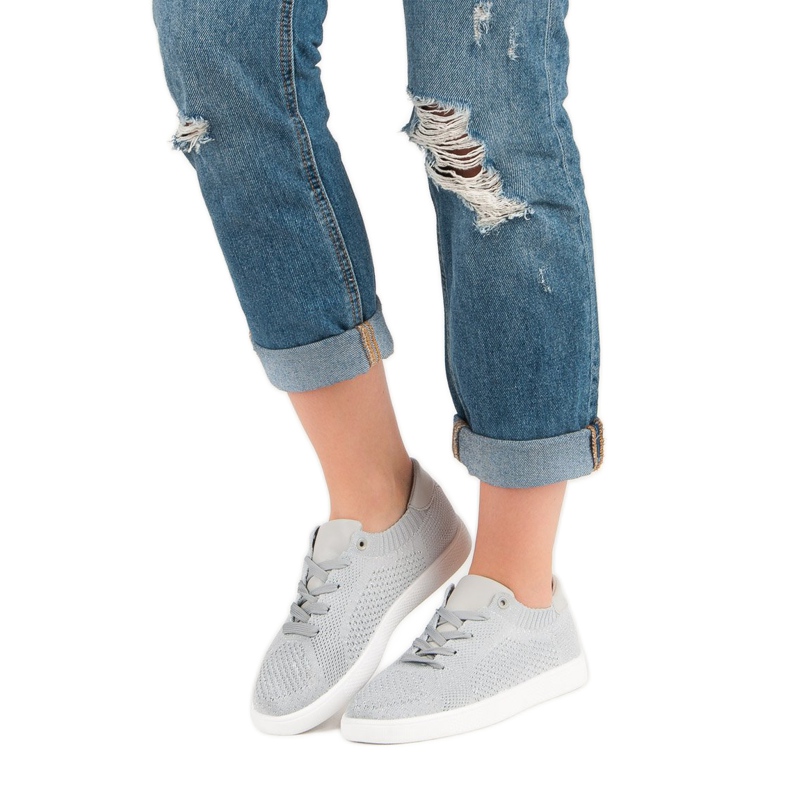 Bequeme Sportschuhe grau 2