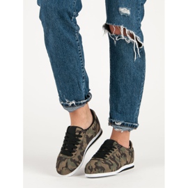 Moro-Turnschuhe braun grün 1