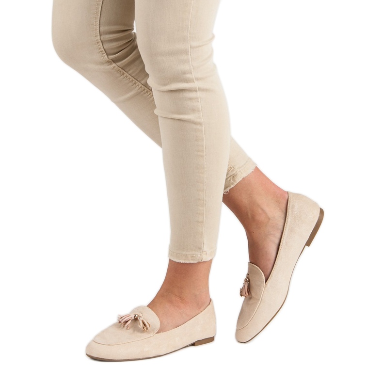 Small Swan Glitzer-Loafer rosa 2