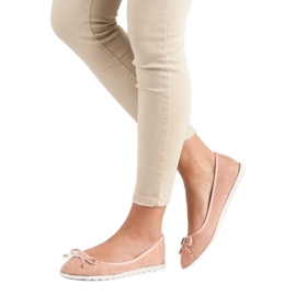 Small Swan Ballerinas aus Puder rosa 2