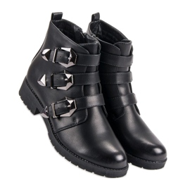 Abloom Modische schwarze Stiefel 2