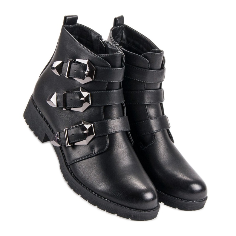 Abloom Modische schwarze Stiefel 2