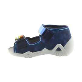 Befado Hausschuhe Sandalen Kinderschuhe 250P077 marineblau 2