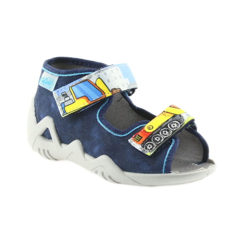 Befado Hausschuhe Sandalen Kinderschuhe 250P077 marineblau 1