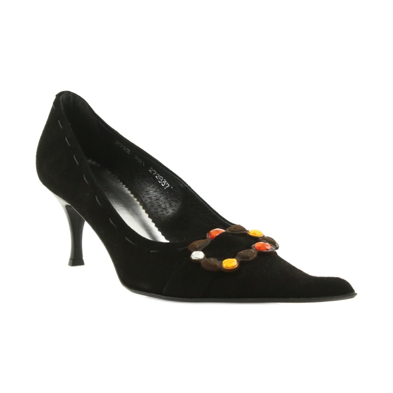 Lederpumps schwarz 1