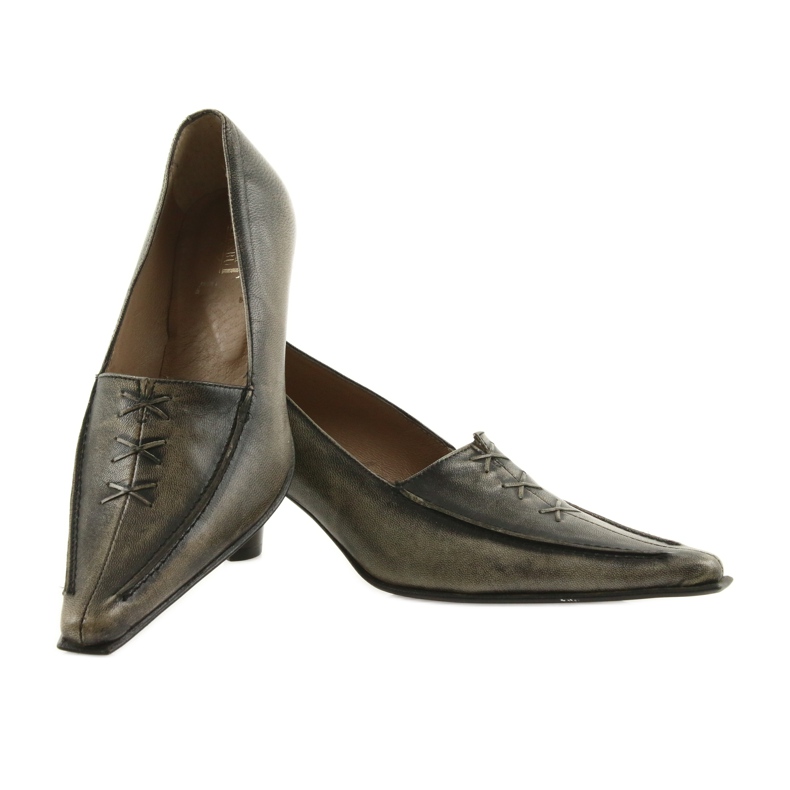 Lederpumps Eksbut 559 grau 2