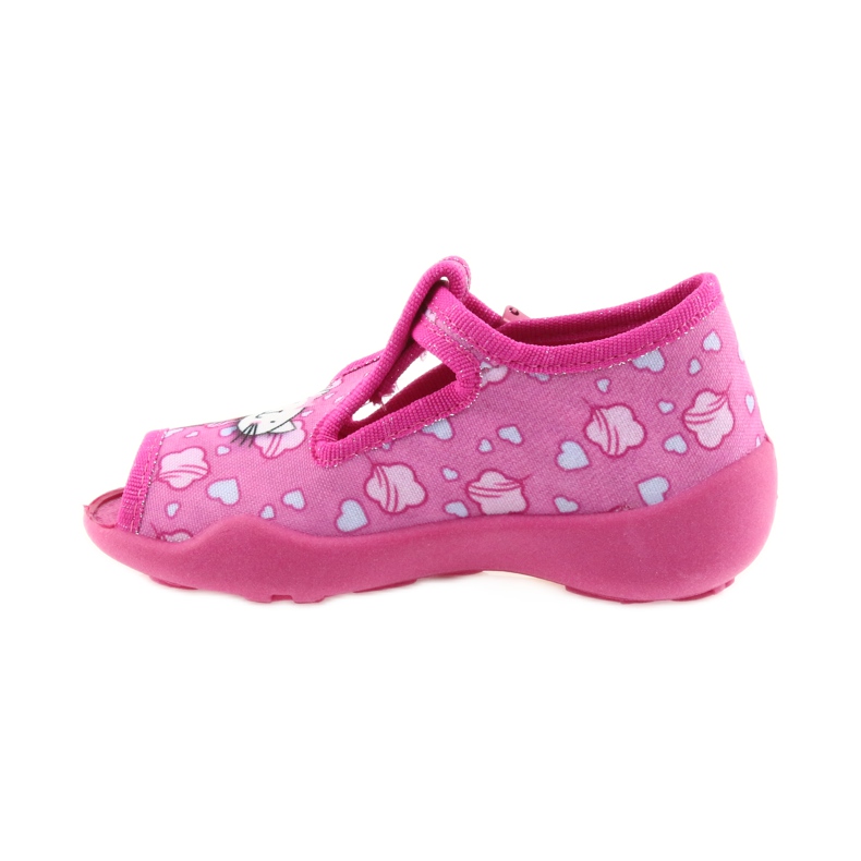 Befado Hausschuhe Kinderschuhe 213P108 blau rosa 2