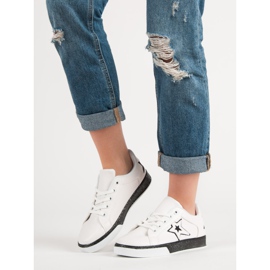 Sportschuhe für Damen weiß schwarz 1