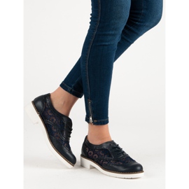 Fama Schnürschuhe blau 2