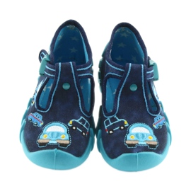 Befado Hausschuhe Kinderschuhe 110P342 blau marineblau 2