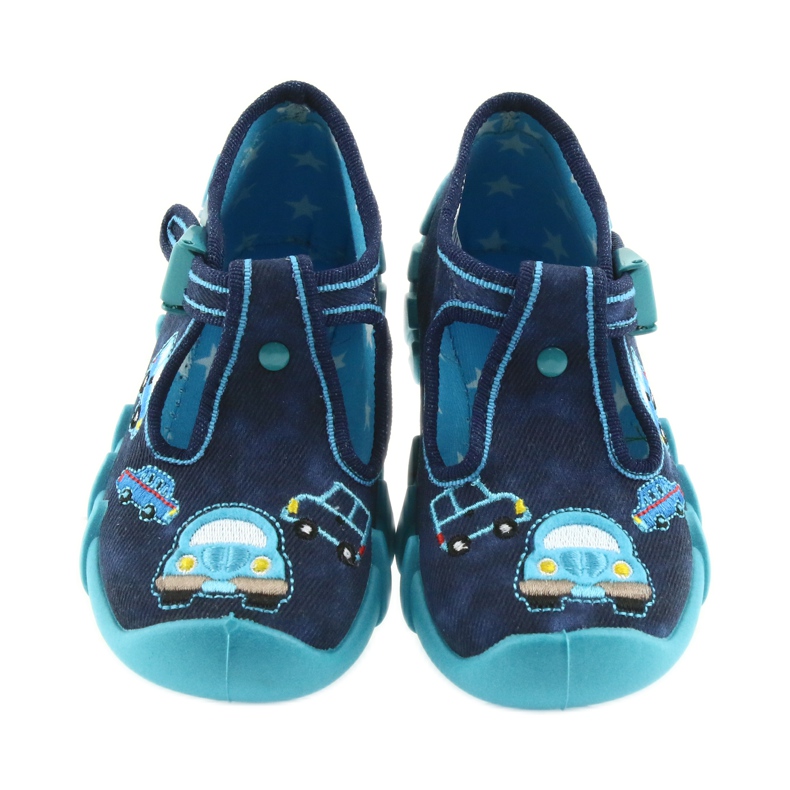 Befado Hausschuhe Kinderschuhe 110P342 blau marineblau 2