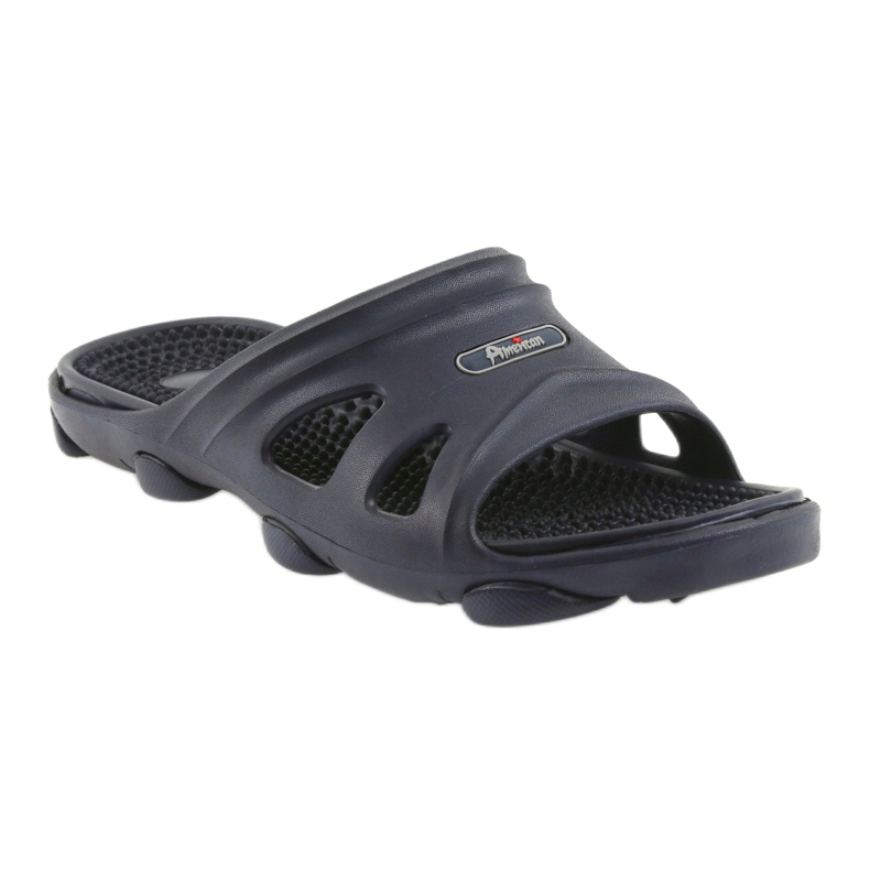 Marineblaue Badeschuhe für Herren von American Club navy blau 1