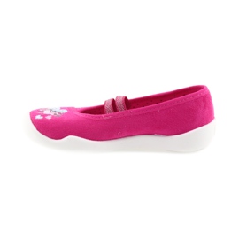 Befado Kinderschuhe Ballerinas Hausschuhe 116X237 rosa 2