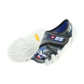 Befado Kinderschuhe Hausschuhe 273X251 schwarz blau grau rot 5