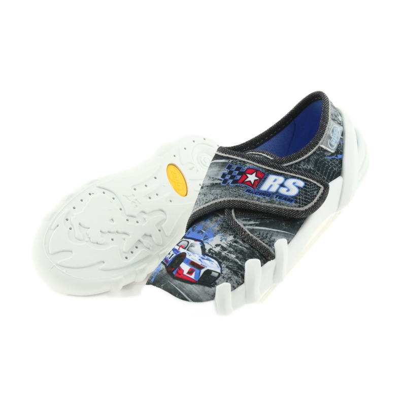 Befado Kinderschuhe Hausschuhe 273X251 schwarz blau grau rot 5