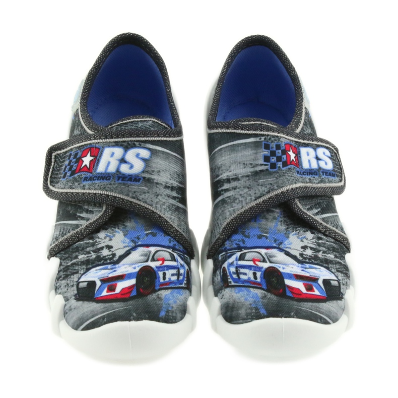 Befado Kinderschuhe Hausschuhe 273X251 schwarz blau grau rot 3