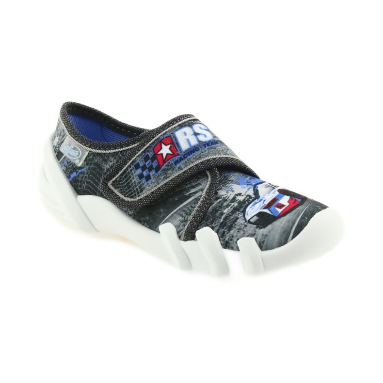 Befado Kinderschuhe Hausschuhe 273X251 schwarz blau grau rot 1