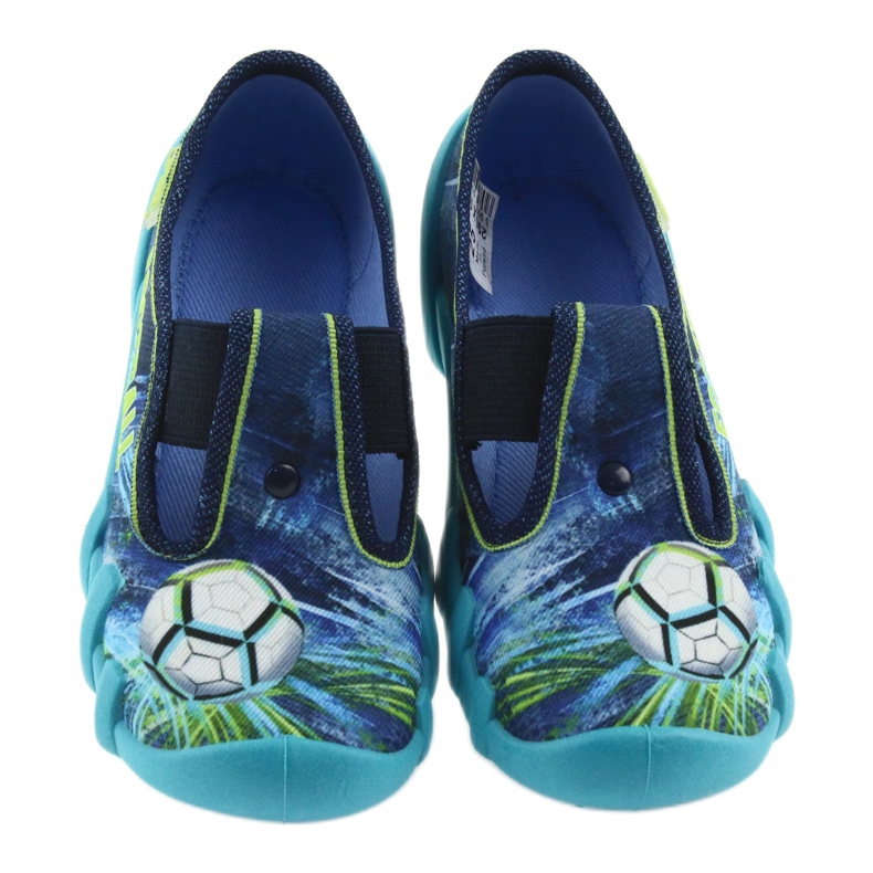 Befado Kinderschuhe Hausschuhe 290X180 blau grün marineblau 3
