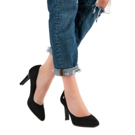 VINCEZA Wildleder-Absätze schwarz 2