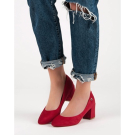 Klassische VINCEZA-Pumpen rot 2