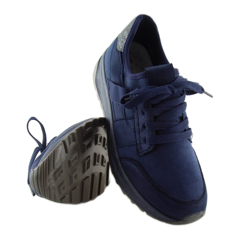 Marineblaue Sportschuhe X-9733 Blau navy blau 1