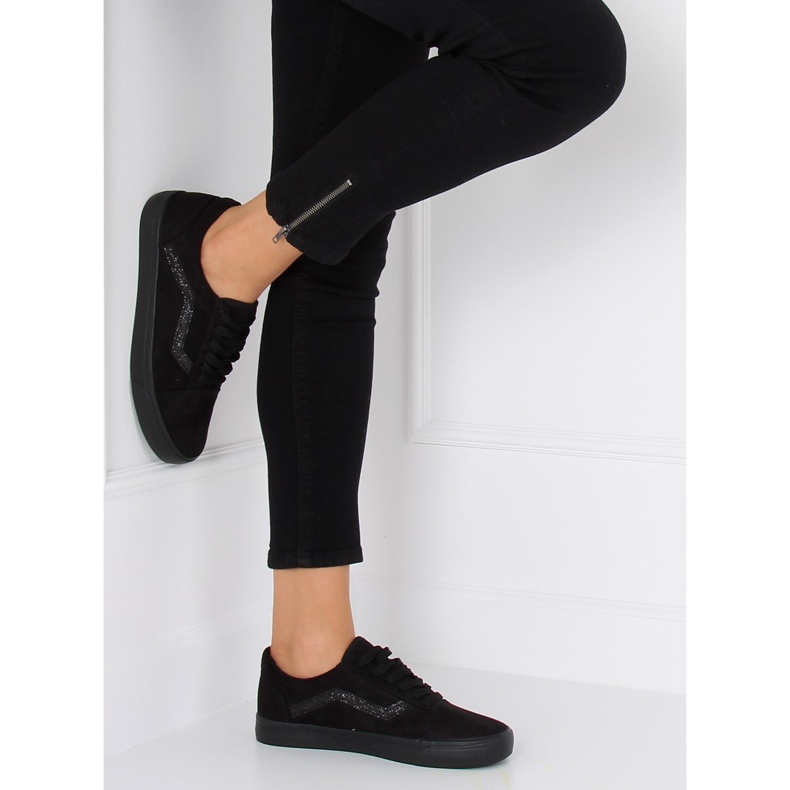 Schwarze Vans Sneaker B318-10 All Black 1