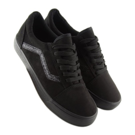 Schwarze Vans Sneaker B318-10 All Black 2