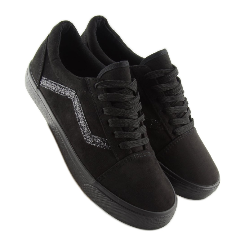 Schwarze Vans Sneaker B318-10 All Black 2