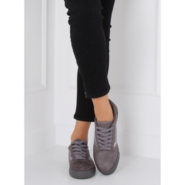 Graue Vans Sneaker B318-10 Dunkelgrau 1