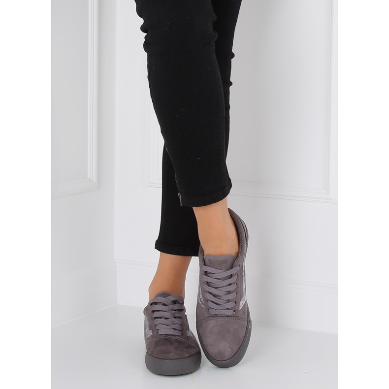 Graue Vans Sneaker B318-10 Dunkelgrau 1