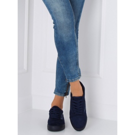 Marineblaue Vans Sneakers B318-10 Dunkelblau navy blau 2