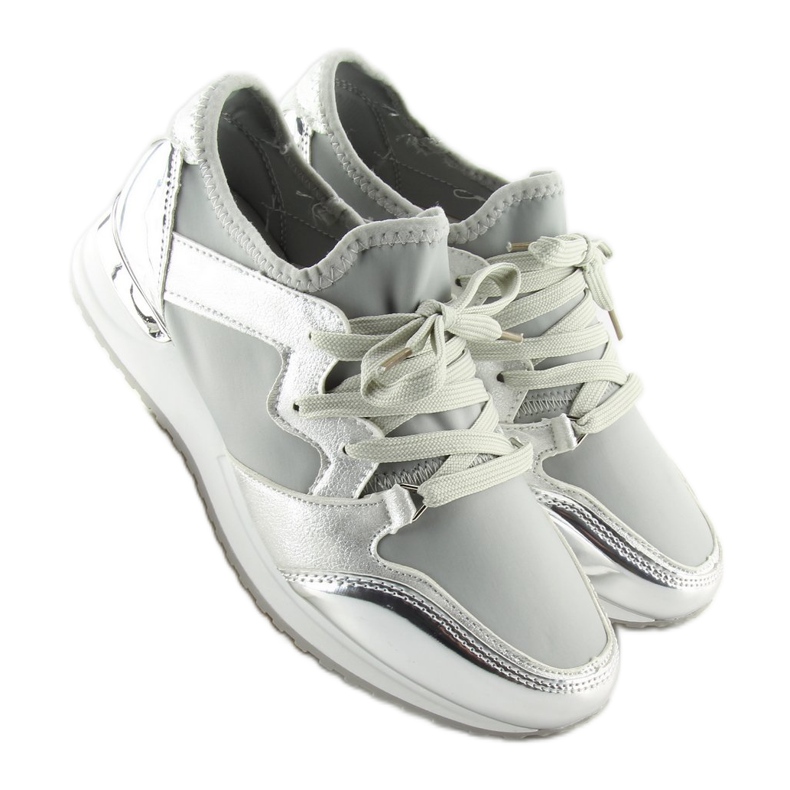 Silber Sportschuhe 6241 Silber grau 2