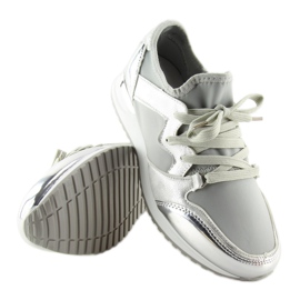 Silber Sportschuhe 6241 Silber grau 1