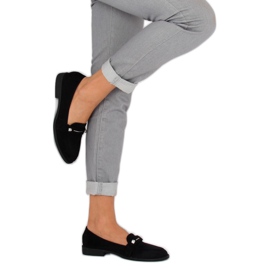 Schwarze Damen-Loafer 3117 Black 2