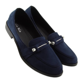 Damen Slipper marineblau 3117 Blau navy blau 2
