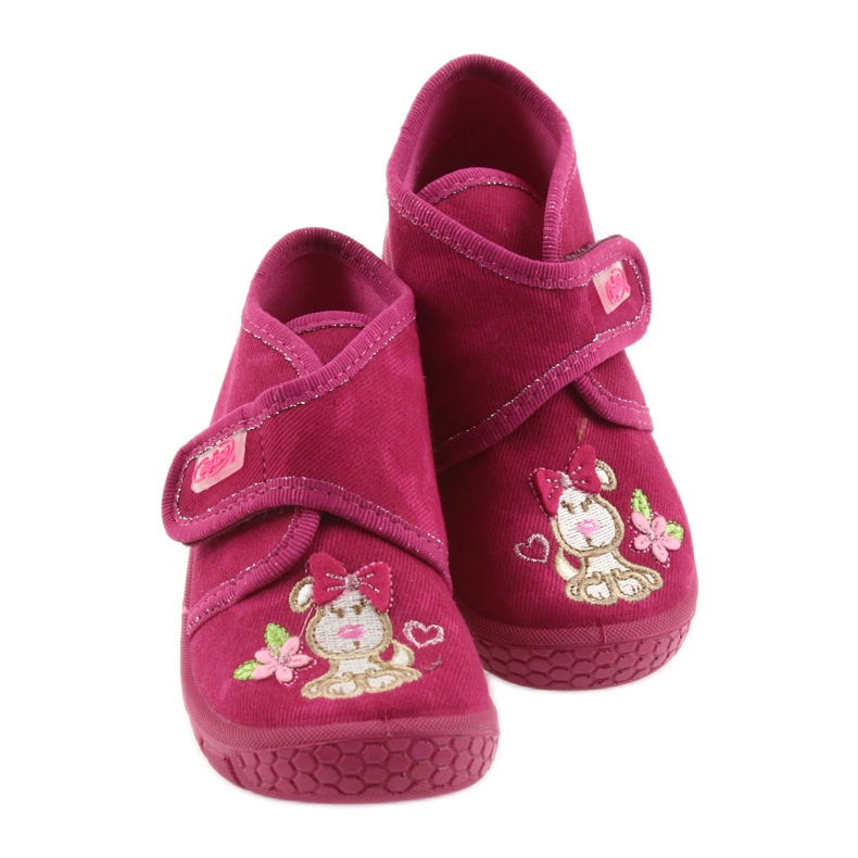 Befado rosa Kinderschuhe Hausschuhe 529P026 5