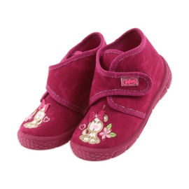 Befado rosa Kinderschuhe Hausschuhe 529P026 4