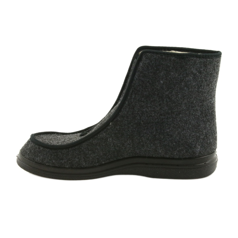 Befado Herrenschuhe PU warme Hausschuhe 996M004 grau 2