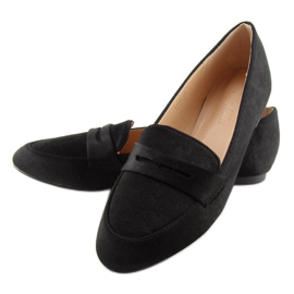 Schwarze Damen-Loafer 3109 Black 1