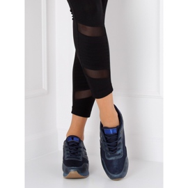 Blaue KB-091 Dunkelblaue Sportschuhe 1