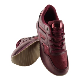 KB-091 Weinrote bordeauxrote Sportschuhe 1