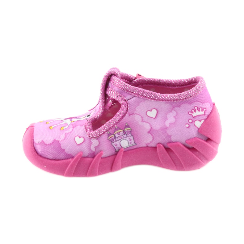 Befado Kinderschuhe 110P350 Hausschuhe rosa 2