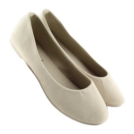 Beige Ballerinas für Damen JX1018 Beige 1