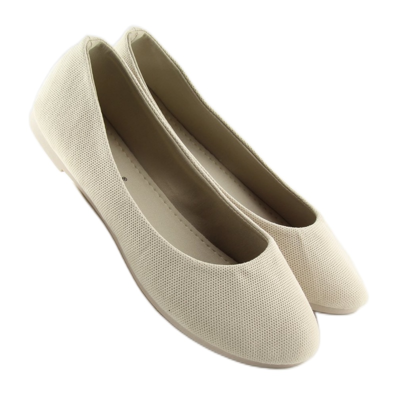 Beige Ballerinas für Damen JX1018 Beige 1