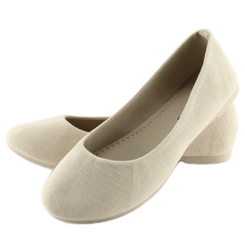 Beige Ballerinas für Damen JX1018 Beige 2